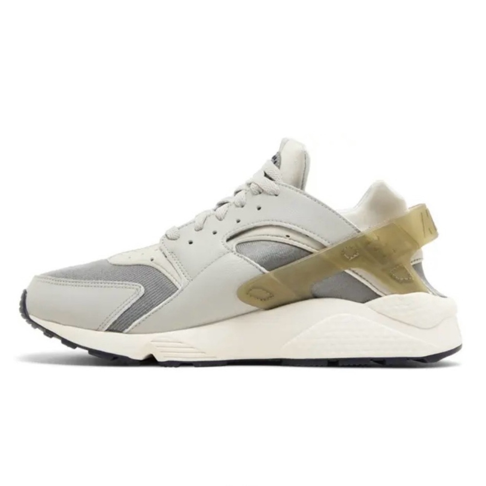 Nike Air Huarache Flat Pewter Running Shoes Sneakers Size 7 FB3259-001